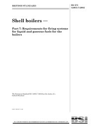 Shell boilers. Requirements for firing systems for liquid and gaseous fuels for the boilers