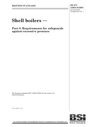 Shell boilers. Requirements for safeguards against excessive pressure (Incorporating corrigendum No. 1)