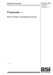 Concrete. Guide to specifying concrete (AMD 10364) (AMD 13876) (AMD Corrigendum 14163) (Withdrawn)
