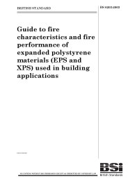 Guide to fire characteristics and fire performance of expanded ...