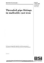 Threaded pipe fittings in malleable cast iron (Incorporating Amendments Nos. 1 and 2)