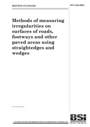 Methods of measuring irregularities on surfaces of roads, footways and other paved areas using straightedges and wedges