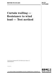 Curtain walling - Resistance to wind load - Test method