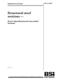 Structural steel sections. Specification for hot-rolled sections (Withdrawn)