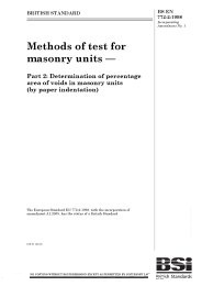 Methods of test for masonry units. Determination of percentage area of voids in masonry units (by paper indentation) (incorporating amendment No. 1)