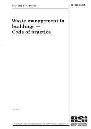 Waste management in buildings - Code of practice