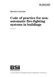 Code of practice for non-automatic fire-fighting systems in buildings (Withdrawn)