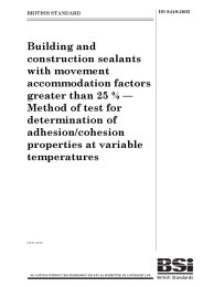 Building and construction sealants with movement accommodation factors greater than 25 % - Method of test for determination of adhesion/cohesion properties at variable temperatures