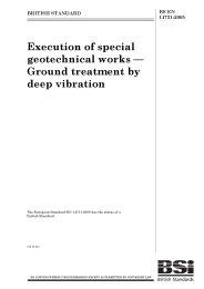 Execution of special geotechnical works - ground treatment by deep vibration