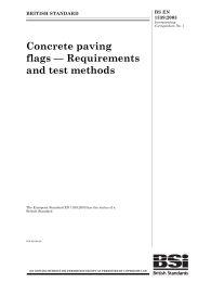 Concrete paving flags - Requirements and test methods (AMD Corrigendum 16467)