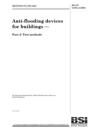 Anti-flooding devices for buildings. Test methods