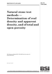 Natural stone test methods - determination of real density and apparent density, and of total and open porosity