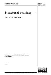 Structural bearings. Pot bearings