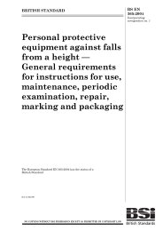 Personal Protective Equipment Against Falls From A Height - General ...