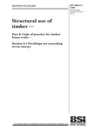 Structural use of timber. Code of practice for timber frame walls. Dwellings not exceeding seven storeys (AMD 9256) (AMD 17381) (Withdrawn)