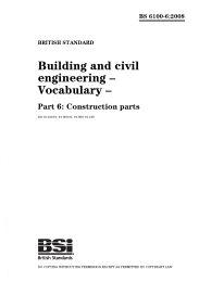 Building and civil engineering - Vocabulary. Construction parts