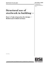 Structural use of steelwork in building. Code of practice for design - Rolled and welded sections (AMD Corrigendum 13199) (AMD 17137) (incorporating Corrigendum No. 2) (Withdrawn)