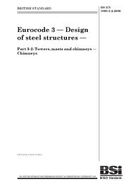 Eurocode 3 - Design of steel structures. Towers, masts and chimneys - chimneys