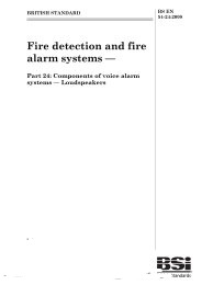 Fire detection and fire alarm systems. Components of voice alarm systems - loudspeakers