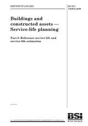 Buildings and constructed assets - Service life planning. Reference service life and service-life estimation