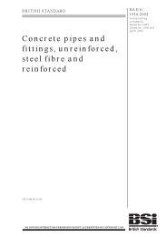 Concrete pipes and fittings, unreinforced, steel fibre and reinforced (incorporating corrigenda December 2003, December 2006 and April 2008)