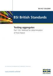 Testing aggregates. Method for determination of frost heave