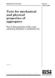 Tests for mechanical and physical properties of aggregates. Determination of the water content by drying in a ventilated oven