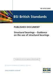 Structural bearings - Guidance on the use of structural bearings