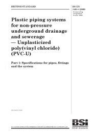 Plastic piping systems for non-pressure underground drainage and ...