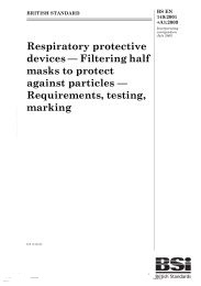 Respiratory protective devices. Filtering half masks to protect against particles. Requirements, testing, marking (+A1:2009) (Incorporating corrigendum July 2002)