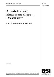 Aluminium and aluminium alloys - drawn wire. Mechanical properties