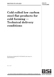 Cold rolled low carbon steel flat products for cold forming - Technical delivery conditions