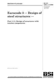 Eurocode 3 - Design of steel structures. Design of structures with tension components (incorporating corrigendum April 2009)
