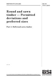Round and sawn timber - permitted deviations and preferred sizes. Softwood sawn timber