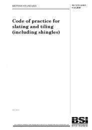 Code of practice for slating and tiling (including shingles) (+A1:2010) (Withdrawn)