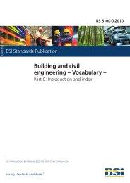 Building and civil engineering - vocabulary. Introduction and index
