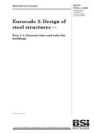 Eurocode 3: Design of steel structures. General rules and rules for buildings (incorporating corrigenda February 2006 and April 2009)
