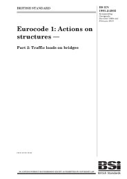 Eurocode 1: Actions on structures. Traffic loads on bridges (incorporating corrigenda December 2004 and February 2010) (Superseded but remains current)