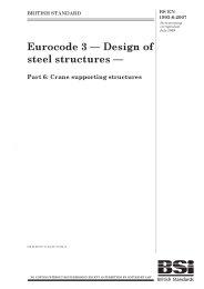 Eurocode 3: Design of steel structures. Crane supporting structures (incorporating corrigendum July 2009)