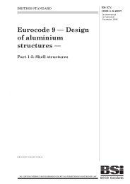 Eurocode 9: Design of aluminium structures. Shell structures (incorporating corrigendum November 2009) (Superseded but remains current)