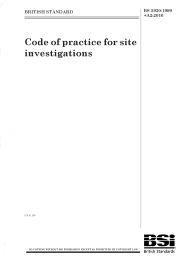 Code of practice for site investigations (+A2:2010) (Withdrawn)