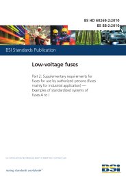 Low-voltage fuses. Supplementary requirements for fuses for use by ...