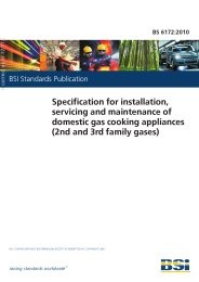 Specification for installation, servicing and maintenance of domestic ...