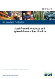 Steel-framed windows and glazed doors - specification