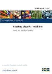 Rotating electrical machines. Rating and performance
