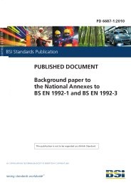 Background paper to the National Annexes to BS EN 1992-1 and BS EN 1992-3 (Withdrawn)