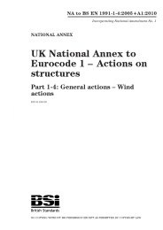 UK National Annex to Eurocode 1: Actions on structures. General actions - Wind actions (+A1:2010) (incorporating National Amendment No. 1)