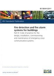 Fire detection and fire alarm systems for buildings. Code of practice for the design, installation, commissioning and maintenance of emergency voice communication systems (Withdrawn)