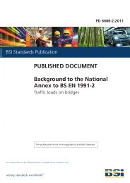 Background paper to the UK National Annex to BS EN 1991-2 Traffic loads on bridges
