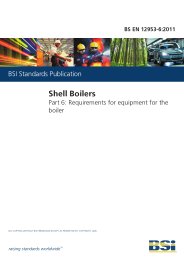 Shell boilers. Requirements for equipment for the boiler